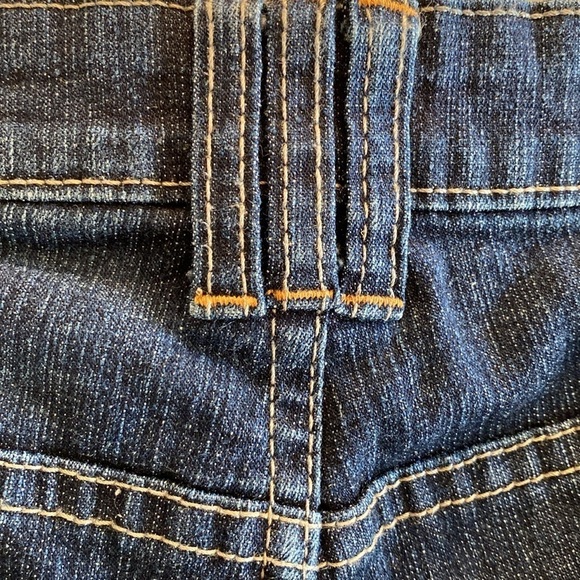 Hot Bottoms Denim shorts embroidered pockets zip button closure 5 pocket 32 - Picture 4 of 8